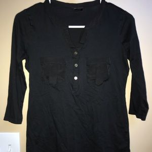 Three quarter length sleeve blouse